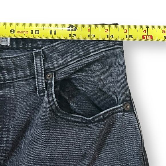 Abercrombie Fitch The 90s Straight Ultra High Rise Curve Love Black Jeans 28/6Xs - Picture 7 of 9